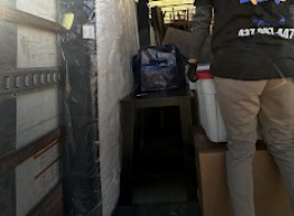 Furniture protected for a professional move